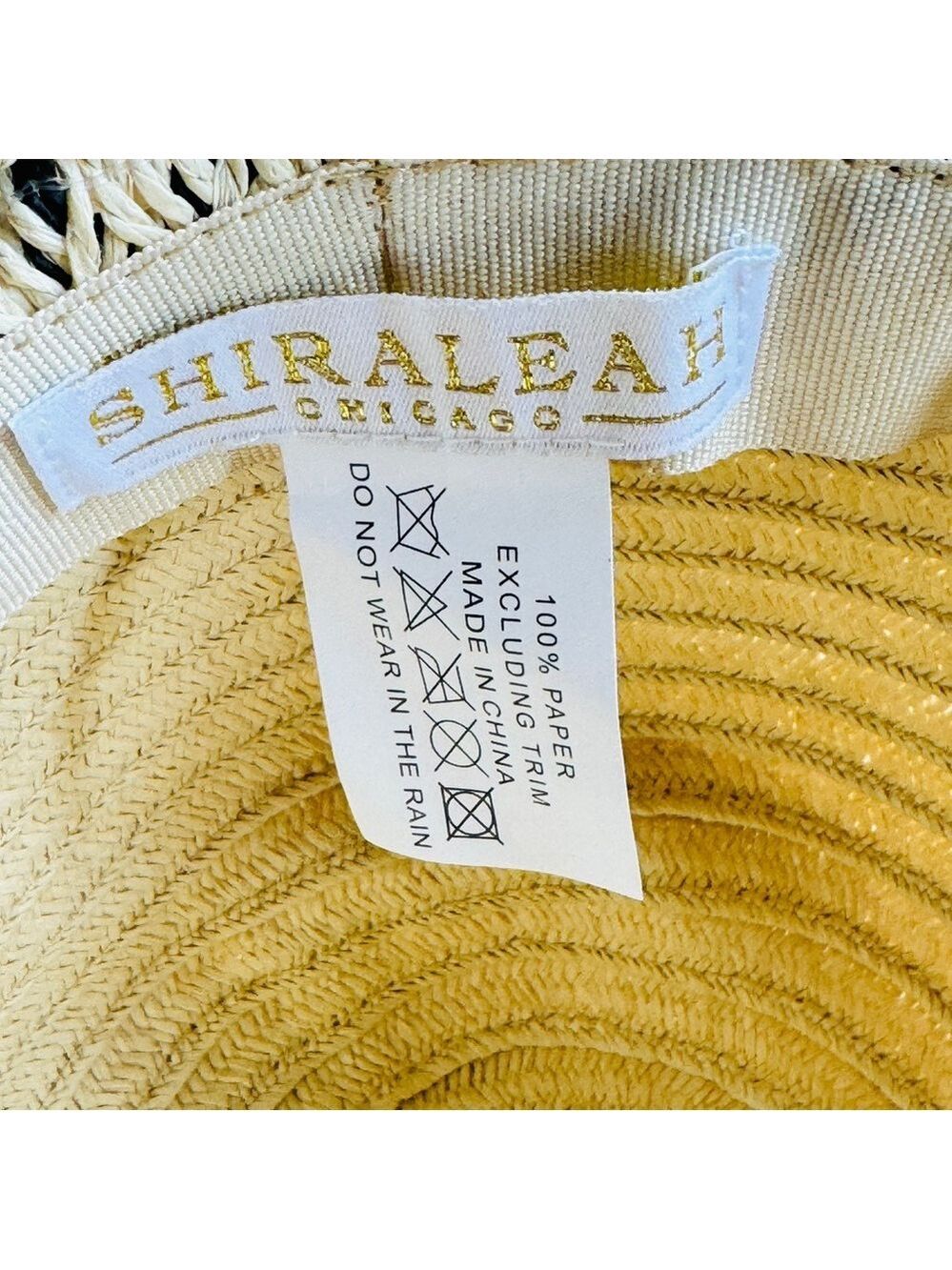 Shiraleah wicker summer women's hat nwot - Picture 7 of 11